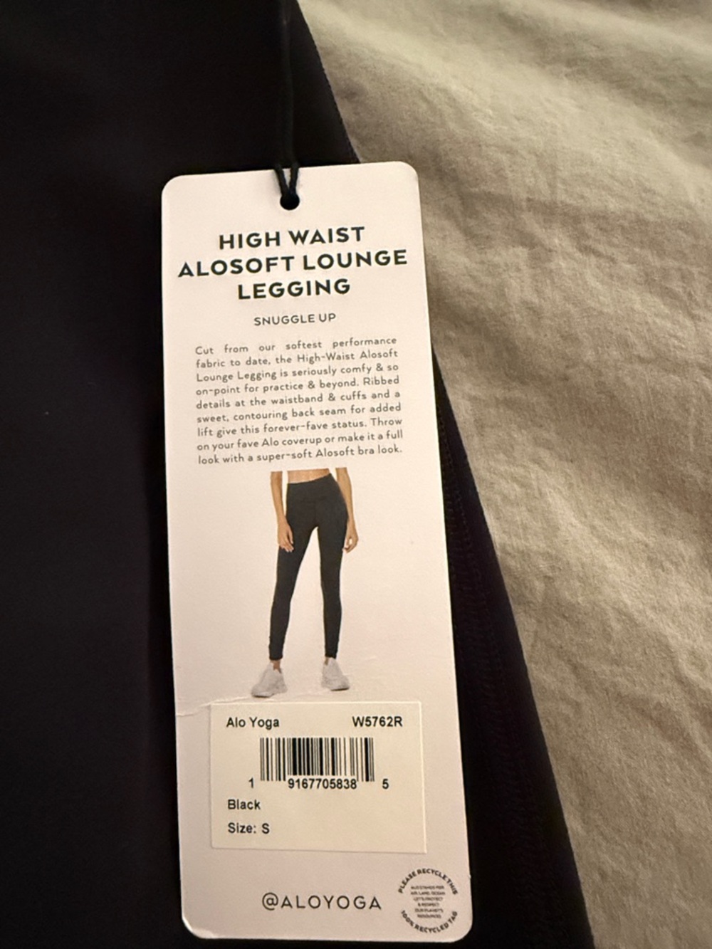 ALO Yoga Black High-Waist Performance Leggings - Picture 2 of 5